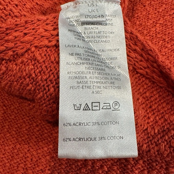 Free people Beach Textured Miranda Knit Sweater Top, Large - Picture 9 of 10